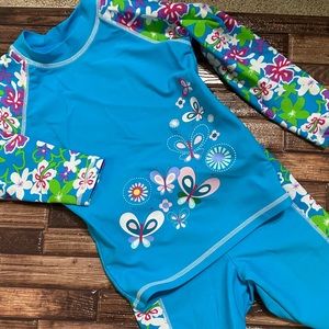 Rash guard style Toddler Suit